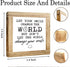 GXJGWSQ 5.9x5.9 Inch Wooden Inspirational Office Sign Let Your Smile Change The World Decor Plaque Motivational Desk