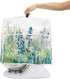 Dust Cover for Tilt Head 6-8 Quart Kitchen Stand Mixer, Easy to Clean with Pockets, Blue Green Floral