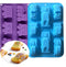 2 Pack Train Auto Car Silicone Molds, Large Size Silicone Baking Mold for Muffin, Chocolate Cake, Cupcake, Tart, Pie