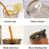 13 oz (Amber-4pack) BLUEPOLAR Tumbler Water Glass, Water Bottle with Straw and Dustproof Lid, Coffee Ice Cup Double