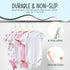 50 11.8" Closet 360 TechZoo Premium Baby Velvet Hangers - Non-Slip, Ultra-Slim Space-Saving Children Hangers - Swivel