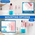 21.12 oz Set 4 4 Automatic Mouthwash Dispenser for Bathroom, Touchless Smart Mouth Wash Dispensers Bathroom Accessories