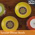Bico Tunisian Ceramic Dinner Bowls, Set of 4, 35oz, Microwave & Dishwasher Safe