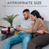 360 Couch Arm Tray Table,Bamboo Sofa Side Tables Clip-on Couch with Phone Holder,Foldable Sofa Armrest Tray