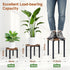 3-Pack 5" -12" Amaoot Plant Stands Indoor, Plant Flower Display Shelf, Heavy Duty Flower Pot Stands for Multiple Plant