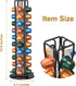 Coffee Pod Holder Organizer for Nespresso OriginalLine, Rotatable Countertop Storage for 40 Pods, Black