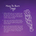 ESPOIR & AMOUR White Sage 4" - 3 Spiritual Sage Sticks for Smudging, Healing, and Ritual - Hand-Tied Sage Smudge Sticks