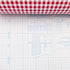 Yifely Red Holiday Gingham Drawer Paper, Self-Adhesive Shelf Liner, Makeup Cabinet Decor, 17.7 Inch by 9.8 Feet