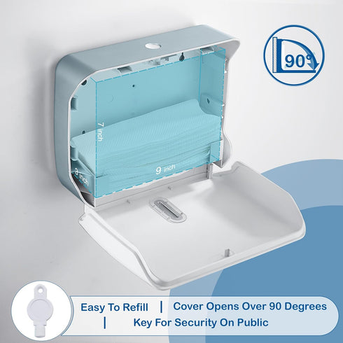 Dispenser,Commercial 200 Paper Towel Holder Dispenser Wall Mount,Multifold/Trifold/C Fold Hand Towel Paper Towel