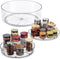 LAMU 3 Pack Lazy Suan Turntable Organizer, 10''/10.6''/12'' Rotating Spice Rack for Kitchen, Countertop, Bathroom