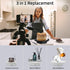 3 in1 5.74 /7.08/ 8.66 inch 22lbs Load360 (3 in1 JAYEGT Motorized Rotating Display Stand with Replacement CoverMax