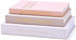 XKDOUS Set of 3 Linen Decorative Books with Gold Foil Cover Faux