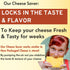 FoodLite The Quick Vac: Only Airtight Vacuum Sealed Cheese Saver Container - Perfect For Keeping Cheddar, Parmesan