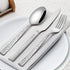 HaWare Hammered Silverware Set, 20-Piece Stainless Steel Flatware for 4, Dishwasher Safe Tableware Set