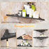 mivndeeopu 2-Pcs, 10 304 Corner Shower Shelves Rustproof Stainless Steel Shower Corner Shelf with Razor Holder