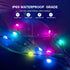 WS2812B 16.4FT 50LED DC12V BTF-LIGHTING IC RGB Pebble Pixel Light Seed String Roll Individual Addressable Chasing Color
