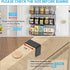 JKsmart 9-Tier Spice Rack Organizer with Door Hook, Wall Mount, Extra Large Capacity for Pantry Door, Stylish Black