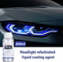 200ML Headlight Restoration Liquid - Automobile Lens Polish Repair Fluid for Headlight Yellowing, Haze, and Scratches