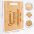 Granna's Kitchen Bamboo Cutting Board - Mother's Day Gift from Grandchildren - Best Grandma Cutting Board