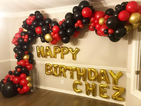 KADBANER 50 pcs Red Balloons, 12 Inch Latex Balloons for Wedding Birthday Party Baby Shower Christmas Decorations