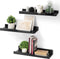 Rebee Vision Modern Floating Shelves Set of 3 : Farmhouse Wall Mounted