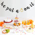 He Put A Ring On It Banner, Black Glitter Engagement Party Decoration Sign for Wedding & Bridal Showers