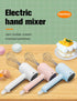 Electric Hand Mixer Egg Beater, USB Rechargeable, White