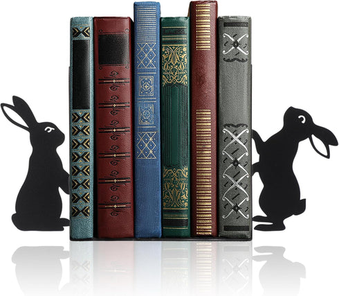 Geelin Bunny Metal Bookends Set of 2 Styles Easter Cute Rabbit Book