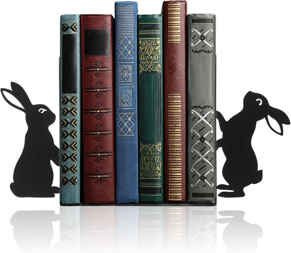 Geelin Bunny Metal Bookends Set of 2 Styles Easter Cute Rabbit Book
