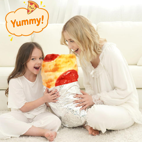 285 90 inches) CASOFU Pizza Blanket, Queen Size Cute Large White Elephant Gifts for Adults Women Men Teens Kids, GSM