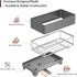 360 Counter MOUKABAL Sponge Holder for Kitchen Sink Rustproof Stainless Steel, Rotating Drain Pipe, Large Organizer
