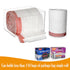 Extra Large Trash Bag Dispenser Roll Holder, Wall Mount Acrylic Garbage Bag Dispenser Roll Holder for Kitchen Cabinet