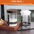 77L 35 oz 2 Pack Sourdough Starter Jar, Sourdough Starter Kit with Date Marker Feeding Band, Thermometer, Food-Grade