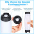 12 16 Oz mwellewm Pc Condiment Squeeze Bottles for Sauces Ketchup Bottles Squeeze Plastic Mustard Dispenser Refillable