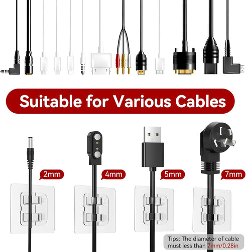 Latoxcaa 25 Pack Hooks for Outdoor String Lights, Heavy Duty Cable Clips, Damage Free Cord Clips, Waterproof