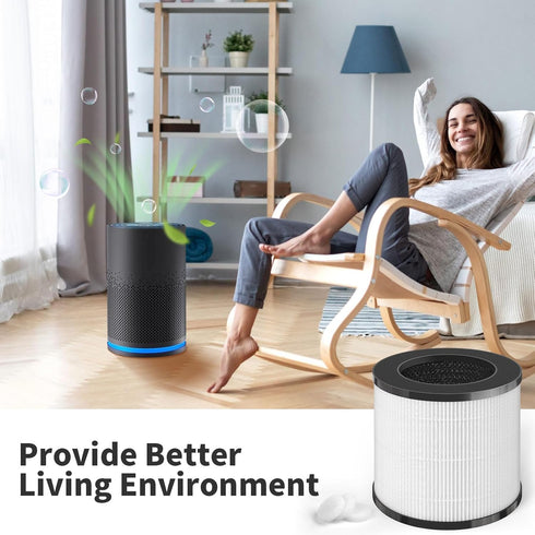 JAP230 HEPA Filter Replacement Compatible with STEALTH JAP230AC1, 3-in-1 H13 True HEPA Filter with Activated Carbon, 1