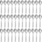 Pleafind 36-Pcs Dinner Spoons Set, 7.4 Inch Stainless Steel Silverware, Mirror Polished Spoons for Home & Kitchen