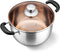 LIANYU 3QT Stainless Steel Stock Pot with Lid, Heavy Duty Cooking Soup Pot for Stew, Simmer, Boiling