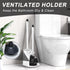 Set, 2 1 NEWE Toilet Brush and Plunger in Toilet Plunger Heavy Duty, Toilet Brush and Holder with Hidden Tweezers