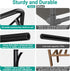 2-Tier Closet YEASHEIN Expandable Shoe Rack for Floor, X-Frame Metal Small Shoe Rack for Entryway, Adjustable Shoe