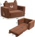 2-in-1 ALIMORDEN Toddler Couch Foldable Cuddly Chair, Soft Foam Chair Lightweight for Boys & Girls, Playroom or Living