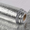 VEELIKE 15.7''x236'' Kitchen Backsplash Wallpaper, Peel and Stick Aluminum Foil Contact Paper for Countertop Drawer