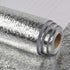 VEELIKE 15.7''x236'' Kitchen Backsplash Wallpaper, Peel and Stick Aluminum Foil Contact Paper for Countertop Drawer