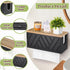 Commercial Paper Towel Dispenser Wall Mount, Paper Towel Holder Wall Mounted with Lid, Solid Wood C-Fold, Z-Fold