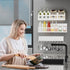 Umomi 3 Pack Magnetic Spice Rack for Refrigerator, Magnetic Shelf for Refrigerator, Movable Magnetic Basket is Used