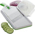 PrepSolutions Adjust-A-Slice Mandoline Slicer, Green – Perfect for Vegetables, Fruits, Adjustable Thickness