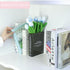 Book-Shaped Flower Vase, Cute Bookshelf Decor, Unique Black Vase for Home Decor & Cultural Flavor Acrylic Flowers Vases