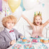 96PCS Set 24 Whats The Scoop Plates and Napkins Party Supplies Whats The Scoop Gender Reveal Decorations Ice Cream