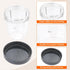 Blender Cups Replacement for Nutribullet, 18OZ Cup with Lid, Compatible with 600W 900W Blender Juicer (2 Pack)