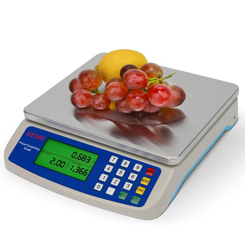 Large Digital Kitchen Scale 30KG, 66LB Commercial Food Scale for Baking, Stainless Steel with LCD Display